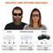 Ergodyne ODIN, Safety Glasses, Anti-Scratch & Fog-Off+, Smoke Lens, Matte Black Frame Frame, Full-Frame ODIN-AFAS - alternate 3